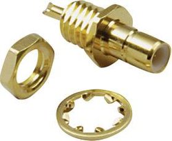 Złącze SMB BKL Electronic 0411031 0411031 złącze żeńskie do wbudowania pionowego 50 Ω 1 szt.