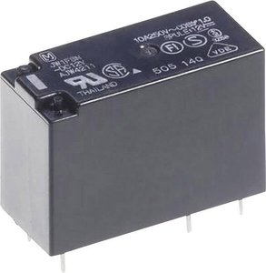Przekaźnik mocy PCB JW 5 A, Panasonic JW2SN12 12 V/DC 2 x zestyk przełączny Max. 5 A