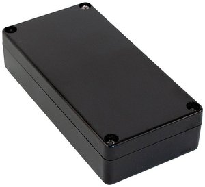 Obudowa uniwersalna Hammond Electronics 1551WYBK, (S x W x G) 50 x 100 x 24 mm, ABS, 1 szt.