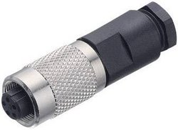Złącze kablowe Binder 712, O 3.5-5 mm, 0.14 mm2, 1 A, 8-pi, zamknięcie śrubowe