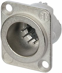 Złącze XLR montażowe męskie Neutrik, NC7MD-LX