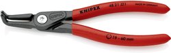 Precyzyjne szczypce do pierścieni osadczych (otworów) 48 11/48 21 Szczypce do pierścieni Segera Knipex 48 21 J21 165 mm