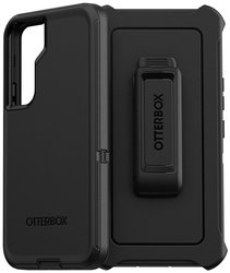 Otterbox Defender Cover Samsung Galaxy S22 czarny Odporny na wstrząsy, Pyłoszczelna, Funkcja podstawki, Ładowarka indukcyjna