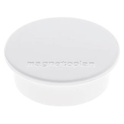 magnetoplan Magnes Discofix Color 1662000 40 mm biały 10 szt/op. Magnes Magnetoplan Discofix Color (Ø x W) 40 mm x 13 mm 10 szt.