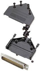 Zestaw listew męskich D-Sub encitech DTPK-P-37-HDP62-W-K 6355-8053-04, rzędy: 3, styki: 62, 180 °, 1 szt.