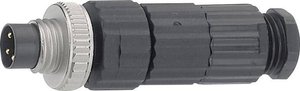 Wtyk MiniQuick M8 Hirschmann ELST 3008 V 933406100, 3-Pin, IP67, 60 V, max. 4 A