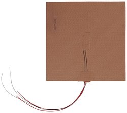 Grzałka silikonowa wzmocniona włóknem szklanym, 230V AC/DC, 280W +/-10%, 240x240MM Folia grzewcza Thermo TECH 3346187, 280 W, IPX7, (D x S) 240 mm x 240 mm