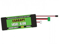Pakiet akumulatorów (litowo-jonowych) litowo-żelazowych EGOBATT 1450 - 6.6V (25C) Pakiet akumulatorów (LiFe) 6.6 V 1450 mAh 25 C Pichler Blok XH