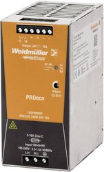 Zasilacz na szynę DIN Weidmüller PRO ECO 240W 24V 10A 1469490000 24 V/DC 10 A 240 W Ilość wyjść:1 x