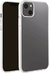Vivanco Rock Solid Futerał backcase Apple iPhone 13 Mini przeźroczysty, biały Ładowarka indukcyjna, Odporny na wstrząsy