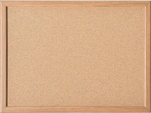 Magnetoplan 121922 Tablica korkowa brązowy korek 600 mm x 400 mm