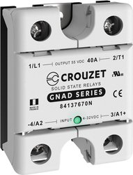 Przekaźnik SSR Crouzet TC-GSR-1-25DD 40 A 55 V/AC Obwód prądu stałego 1 szt.