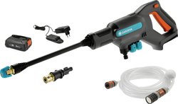 Akumulatorowa myjka średniociśnieniowa AquaClean 24/18 zestaw gotowy do użycia GARDENA AquaClean 24/18 Ready-To-Use Set Myjka ciśnieniowa 24 bar