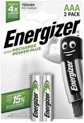 Akumulator AAA/R03 Energizer Power Plus HR03, NiMH, 700 mAh, 1.2 V, 2 szt.