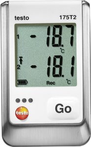 Rejestrator temperatury testo 175 T2 0572 1752 -40 do +120 °C