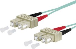 Kabel światłowodowy Metz Connect 151J1EOEO10E 151J1EOEO10E, złącze męskie SC, złącze męskie SC, 1.00 m