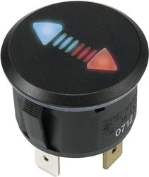 Przełącznik pozycyjny samochodowy SCI R13-927-01-WWUR-UR, 1 x wył/wł, 30 V/DC