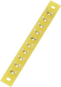 Listwa do lutowania jednorzędowa, całkowita ilość biegunów 10 o powłoce epoksydowej (dł. x szer. x wys.) 74 x 9 x 1,5 mm 1 szt.