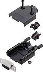 Zestaw listew żeńskich D-Sub encitech DTPK-P-09-HDS15-K 6355-0053-11, rzędy: 3, styki: 15, 180 °, 1 zest.