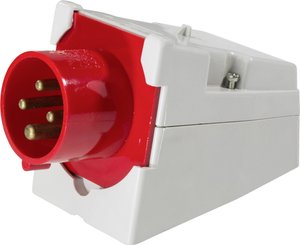 Złącze męskie ścienne CEE AS Schwabe 60581 16 A 400 V