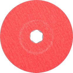 Tarcza fibrowa z ziarnem ceramicznym COMBICLICK Ø 125 mm CO-COOL 60 do stali nierdzewnej Tarcza ścierna PFERD CC-FS 125 CO-COOL 60 64193106 25 szt.