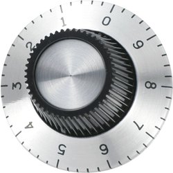 Pokrętło TRU COMPONENTS RN-113A 709012, ze skalą, (Ø x W) 29.2 mm x 18.1 mm, 1 szt.