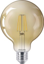 Philips LEDclassic lampa złota 35W, E27, ciepła biel (2500 Kelvin), 400 lumenów, lampa dekoracyjna Żarówka LED Philips 67360400 E-27 4 W = 35 W 400 lm ciepła biel 1 szt.