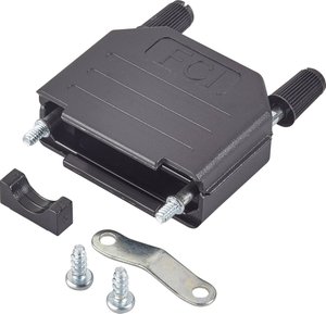 Obudowa złącza D-SUB FCI D-SUB 86303638BLF, tworzywo sztuczne, 180 °, 1 szt.