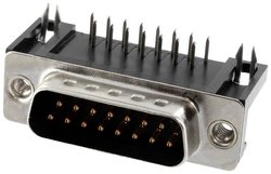 Listwa męska D-Sub Connfly DS1037-01-15MNBKT7, rzędy: 2, styki: 15, 1 szt.