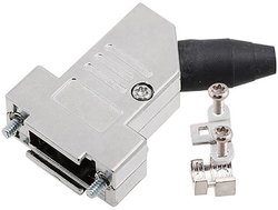 Obudowa złącza D-SUB encitech DTSL25-RG-SJS-M2.5-S-K 6560-2218-33, odlew cynkowy, 45 °, 1 szt.