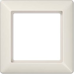 Ramka Jung AS581 1-krotnie kremowo-biała Jung AS581 kremowo-biały