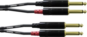 Przejściówka Cordial CFU 3 PP [2x złącze męskie jack 6,3 mm - 2x złącze męskie jack 6,3 mm] 3.00 m