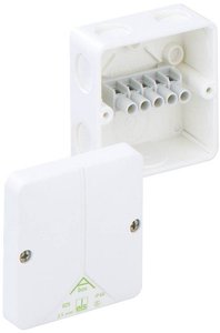 Puszka instalacyjna Spelsberg Abox 025-2,5q/w, IP65, (D x S x W) 80 x 80 x 52 mm, biały, 1 szt.