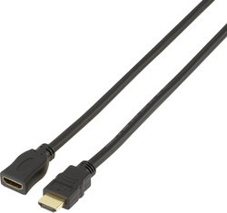 Przedłużacz HDMI SpeaKa Professional SP-7870528, kanał powrotny audio, pozłacane styki, 1.00 m