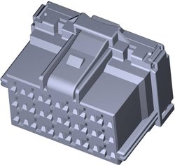 Obudowa złącza pin żeńskiego na kabel TE Connectivity MCP 8-968974-1, automotive, piny: 18, 24 A, 1 szt.