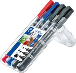 Staedtler Lumocolor 348 SWP4 wodoodporny: Tak  Marker permanentny Staedtler Lumocolor