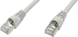Kabel LAN Telegärtner L00006A0035, 1 szt., RJ45, CAT 6a, S/FTP, 50.00 m, szary
