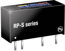 Przetwornica DC/DC, do PCB RECOM RP-1515S RP-1515S, SIP-7, 1 W, 15, 66 mA, 1 szt.