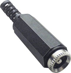 Złącze męskie niskonapięciowe TRU COMPONENTS  złącze żeńskie proste  3.8 mm 1 szt.