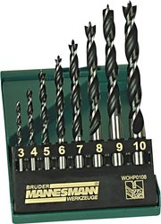 Zestaw wierteł spiralnych do drewna Brüder Mannesmann M54308 1 szt.