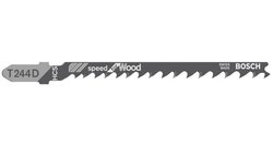 Brzeszczot do wyrzynarki T 244 D, Speed for Wood, Zestaw 5 szt. Bosch Accessories 2608630058 5 szt.