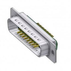 Złącze męskie D-Sub Deltron Connectors DTS 17W2 PZ/2, styki: 17, 180 °, 1 szt.