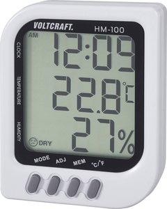 Termohigrometr VOLTCRAFT HM-100, 20 do 90 %, 0 - 60 °C