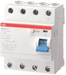 Wyłącznik różnicowoprądowy ABB 2CSF204123R1630, 4 styki, 63 A, 0.03 A, 230 V