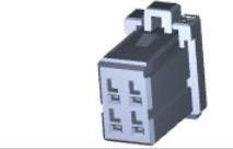 Obudowa złącza pin żeńskiego na kabel TE Connectivity DYNAMIC D-1200D 1-1827864-2, wire-to-board, piny: 4, 5 A, 1 szt.