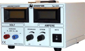 Zasilacz laboratoryjny regulowany Statron 2223.2, 96 W, 0 - 32 V, 0 - 3 A