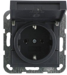 Gniazdo z uziemieniem GIRA 045428, antracytowy