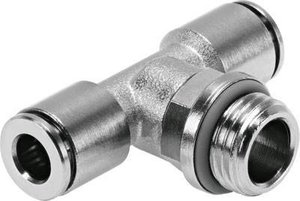 Złącze śrubowe wtykane FESTO NPQH-T-G18-Q6-P10  Gwint zewnętrzny: G1/8''     1 szt.