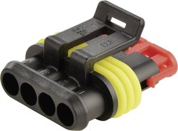 Obudowa łącznikowa TE Connectivity AMP Superseal 282088-1, 14 A, 24 V, 4-pin