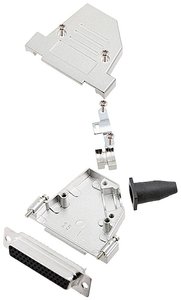 Zestaw listew żeńskich D-Sub encitech DTSL25-SJSRG-S-HDS44-K 6355-0092-13, rzędy: 3, styki: 44, 45 °, 1 szt.